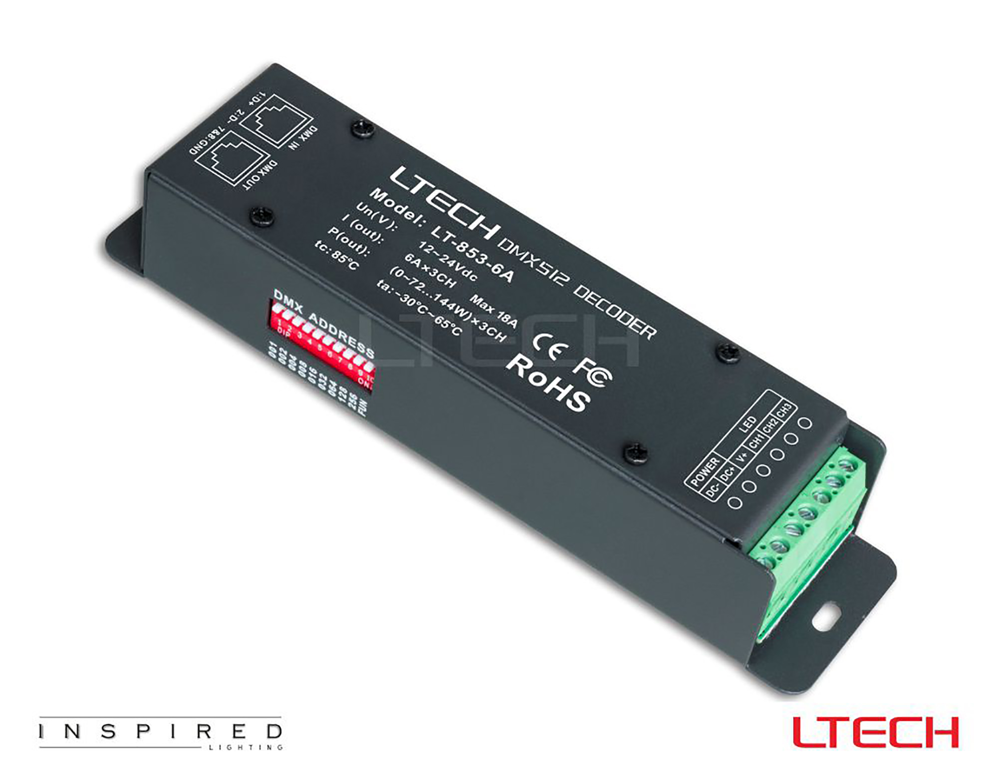DMX Controller Controllers LTECH Control Panels DMX Controller Controllers LTECH Control Panels